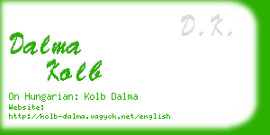 dalma kolb business card